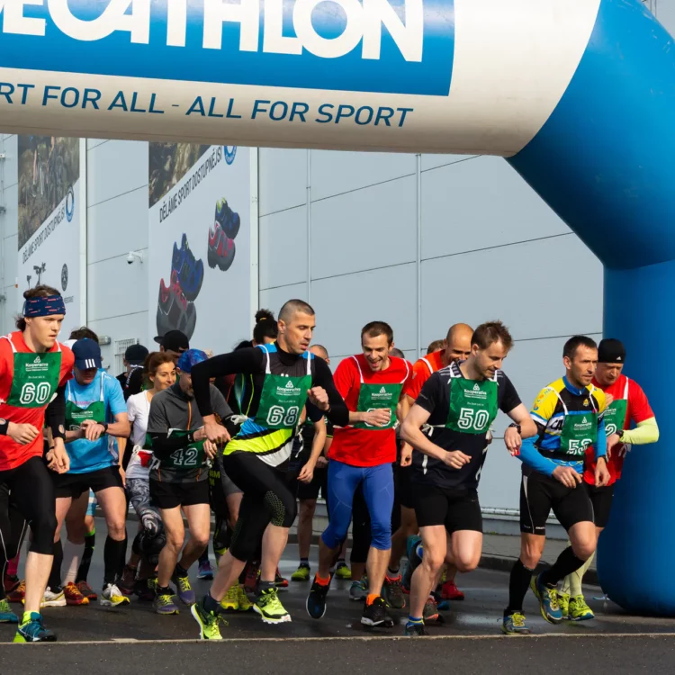 Reportážní fotografie - půlmaraton Ostrava